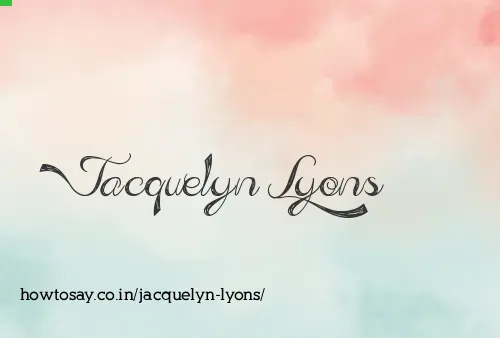 Jacquelyn Lyons