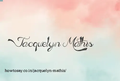 Jacquelyn Mathis