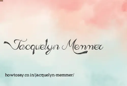 Jacquelyn Memmer