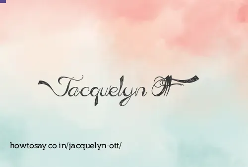 Jacquelyn Ott