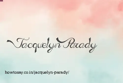 Jacquelyn Parady