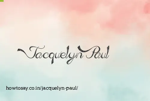 Jacquelyn Paul