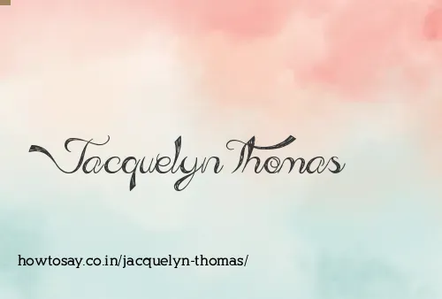 Jacquelyn Thomas