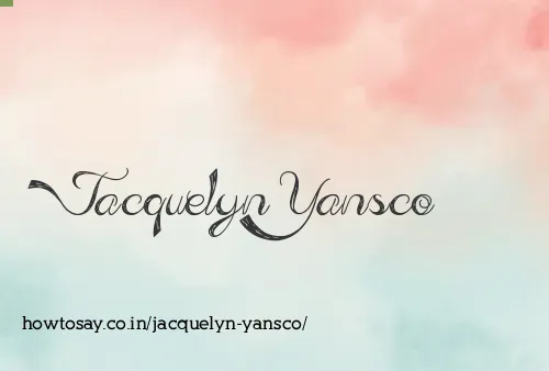 Jacquelyn Yansco