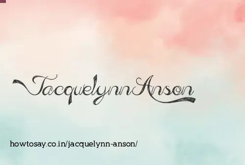 Jacquelynn Anson