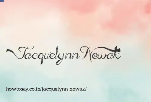 Jacquelynn Nowak