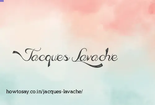 Jacques Lavache