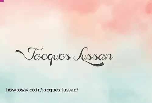 Jacques Lussan