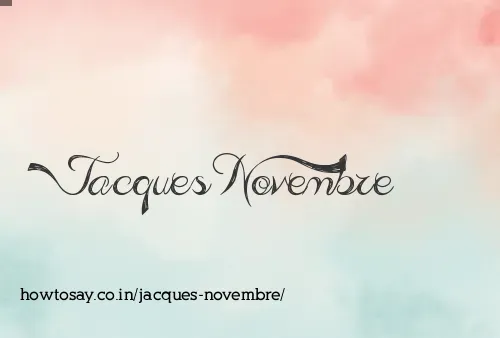 Jacques Novembre