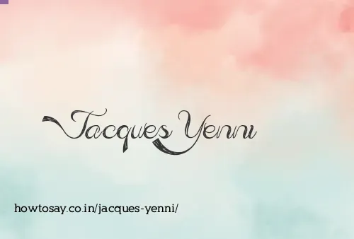 Jacques Yenni
