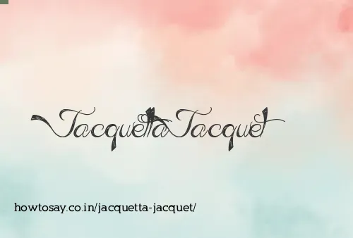 Jacquetta Jacquet
