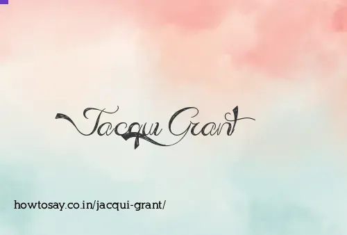 Jacqui Grant