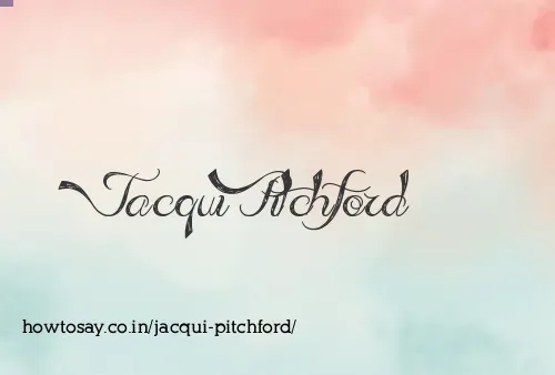 Jacqui Pitchford