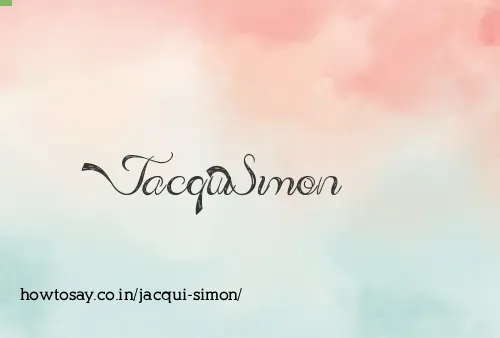 Jacqui Simon
