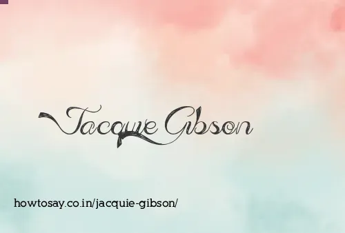 Jacquie Gibson