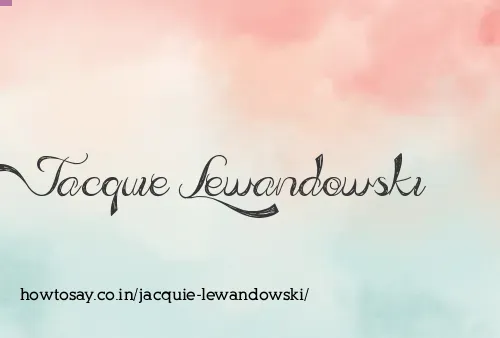 Jacquie Lewandowski
