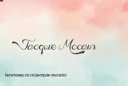 Jacquie Mccain