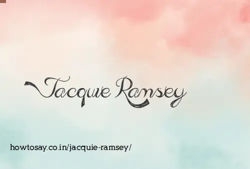 Jacquie Ramsey