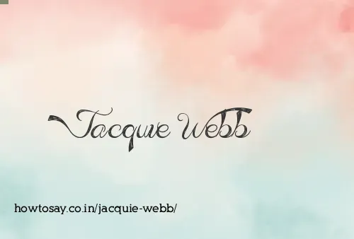 Jacquie Webb