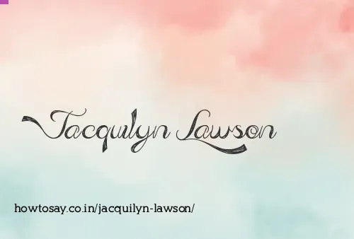 Jacquilyn Lawson