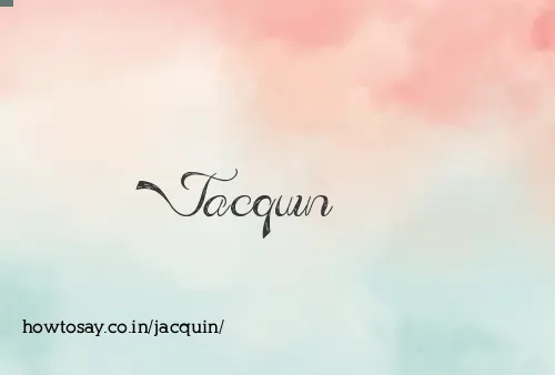 Jacquin