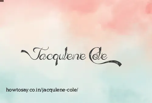 Jacqulene Cole
