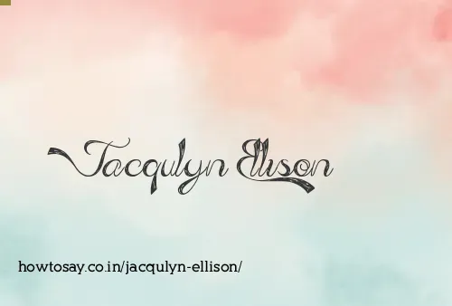 Jacqulyn Ellison