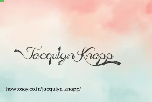 Jacqulyn Knapp
