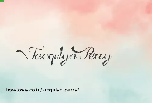 Jacqulyn Perry