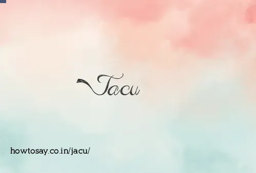 Jacu