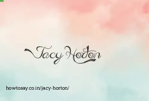 Jacy Horton
