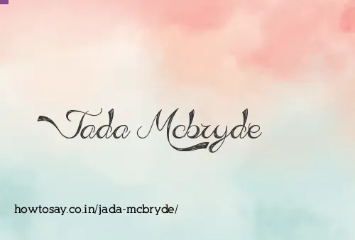 Jada Mcbryde