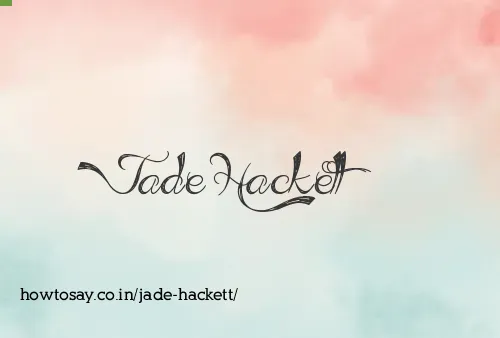 Jade Hackett
