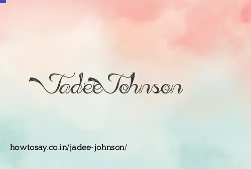 Jadee Johnson