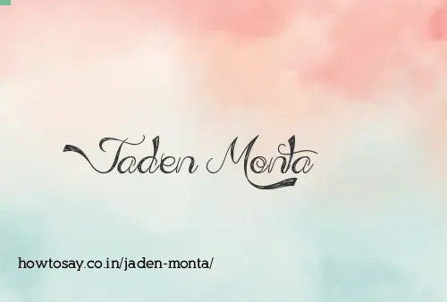 Jaden Monta