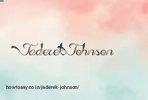 Jaderek Johnson