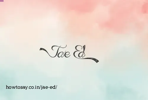 Jae Ed
