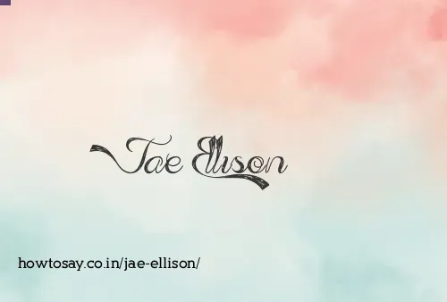 Jae Ellison