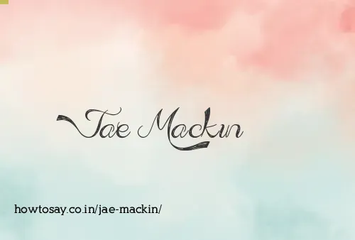 Jae Mackin