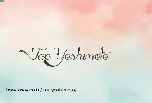 Jae Yoshimoto
