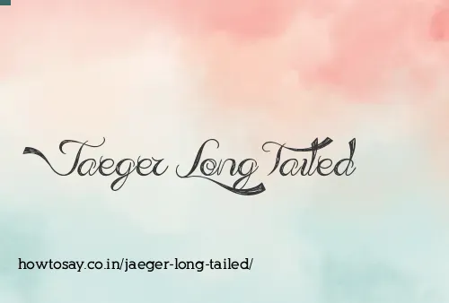 Jaeger Long Tailed