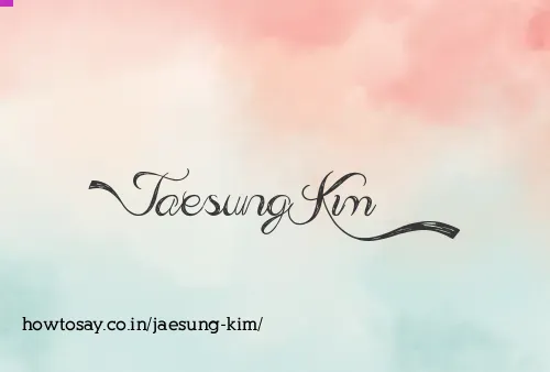Jaesung Kim