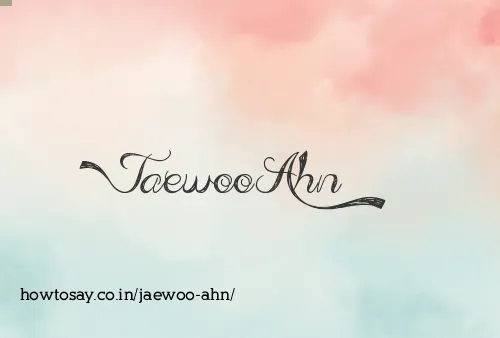 Jaewoo Ahn