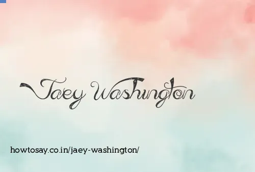 Jaey Washington