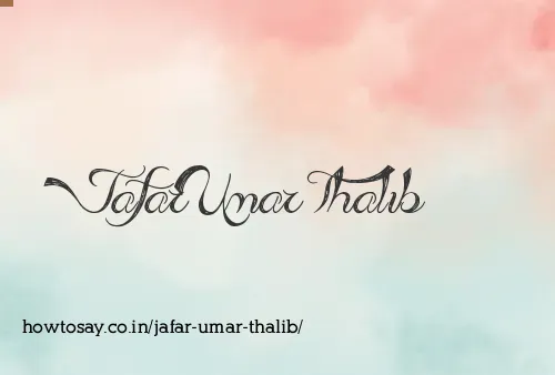 Jafar Umar Thalib