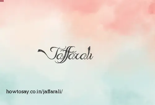 Jaffarali