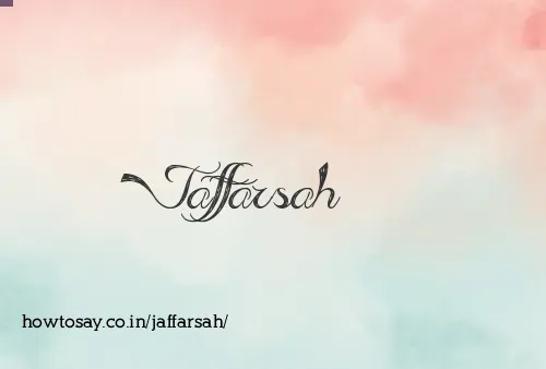 Jaffarsah