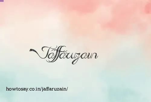 Jaffaruzain