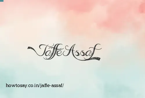 Jaffe Assaf