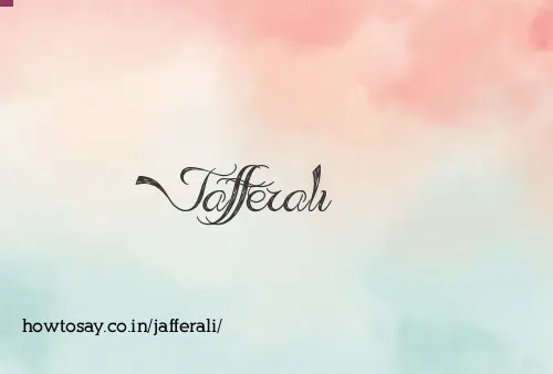 Jafferali